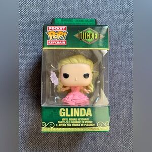 FUNKO POCKET POP KEYCHAIN WICKED MOVIE—GLINDA-RARE!! NEW!!
